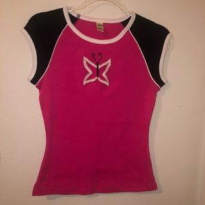 Handmade embroidery T-shirt